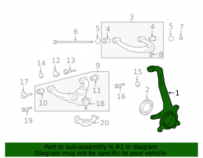 Front right axle Lexus GX470 03-09