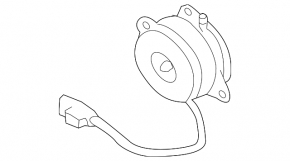 Left Cooling Fan Motor for Subaru Outback 2015-2019