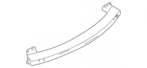 Rear bumper reinforcement Audi Q7 4L 10-15