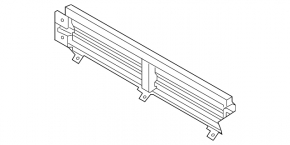 Radiator Deflector Louvers Assembled Subaru Impreza 17-19 GK