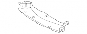 Lower radiator deflector Lexus GS350 GS450h 08-11
