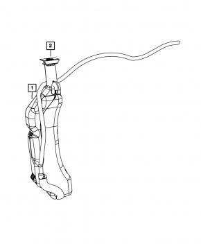 Chrysler 200 11-14 Coolant Expansion Tank Cap