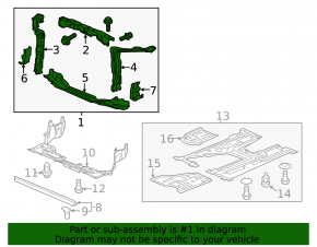 Honda Civic 12-12 TV radiator panel