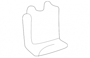 Hook curtain door rear left Toyota Sienna 21-24 black