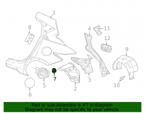 Infiniti QX30 17-19 Fuel Door Lock