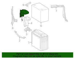 Lexus CT200h 11-17 Battery Positive Terminal Cover