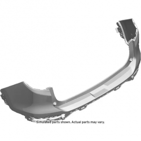 Bare rear bumper GMC Terrain 18-