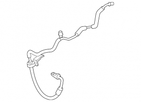 Air conditioning compressor-heater hose for Toyota Highlander 2010 hybrid