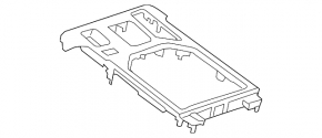 Subaru Forester 19-24 SK center console trim
