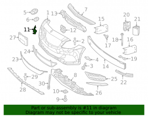Mercedes W246 B250e 16-17 front bumper tow hook cap