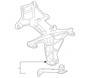 Mercedes W213 E 300 17-19 2.0T Intercooler Bracket