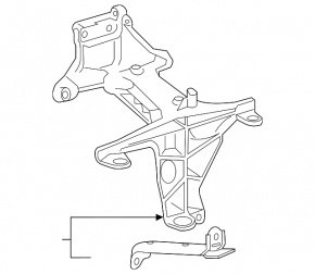 Mercedes W213 E 300 17-19 2.0T Intercooler Bracket