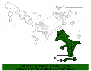 Mercedes W213 E 300 17-19 2.0T Intercooler Bracket