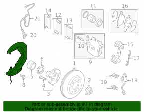 Front right brake disc cover for Mazda 3 09-13