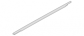 Molding door-glass central rear left Ford Focus mk3 11-18 chrome
