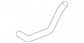 Lower cooling hose for Ford Mustang mk6 15-17 3.7