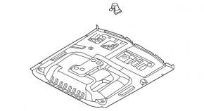 Trunk floor metal Nissan Ariya 23-25 AWD