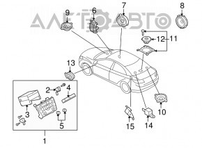 Radio tape recorder Mazda6 09-13