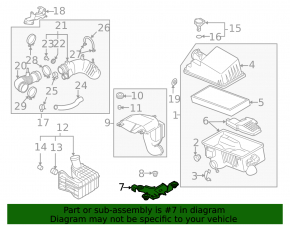 Mazda CX-7 06-12 Air Filter Housing Bracket