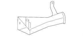 Front left brake disc duct for Jaguar I-Pace 19-23