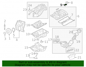 Oil filler neck BMW 5 G30 17-23 2.0T