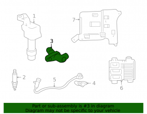 Camshaft Sensor Chevrolet Equinox 10-17 2.4