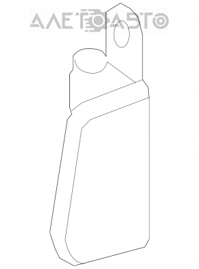 Lower rear left door hinge for Mercedes W221