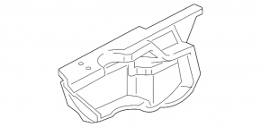 Left Windscreen Wiper Shield Cadillac CTS 14-