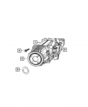 Rear differential gearbox Jeep Compass 11-16 2.4 without one stud