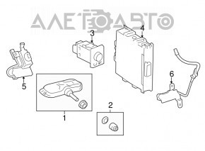 Lexus IS 14-20 Tire Pressure Sensor