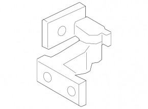 Upper rear right door hinge for Porsche Macan 15-24