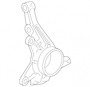 Trunnion with hub front left Acura ILX 13-15 pre-rest with drive and casing
