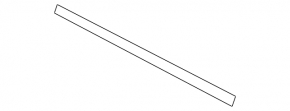 Glass seal inner door rear right BMW X5 F15 14-18
