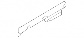 Threshold bracket left middle part BMW 4 F36 15-20 Gran Coupe