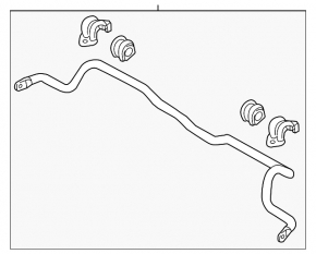 Front stabilizer for Hyundai Ioniq 5 22-24
