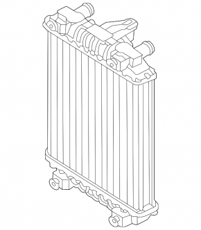 Additional water cooling radiator for Audi A3 8V 15-20 2.0