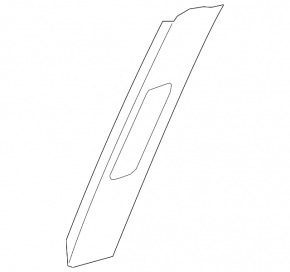 Honda CRV 17-22 driver's seat belt bracket, gray trim