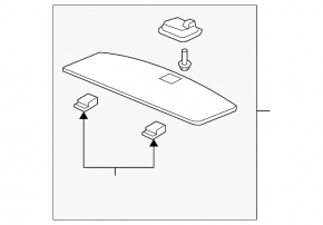 Trunk floor Acura MDX 07-09
