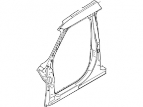 Body pillar center left Ford Flex 09-19