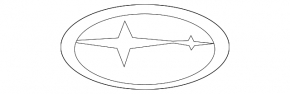 Subaru XV Crosstrek 13-14 Grille Emblem