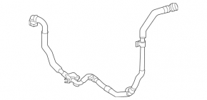 Cooling system hose for Mercedes W167 GLE 450 20-26