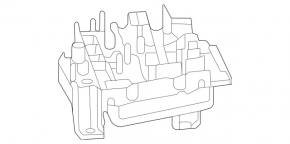 Distribution plate battery underhood left Mercedes W167 GLE 350 450 20-23