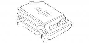 Cover of the left fuse box under the hood Mercedes W213 E 17-23