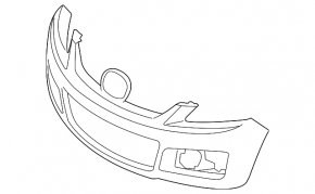 Naked front bumper for Mazda CX-7 06-09