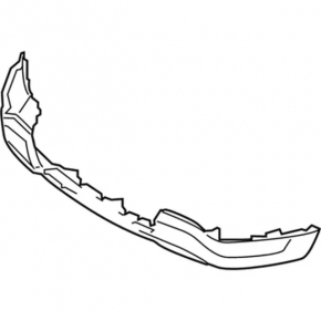 Front bumper lower part Ford Explorer 16-17 rest, structure, scratch