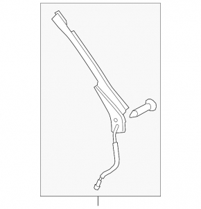 Right tailgate tilt sensor Ford Escape MK3 17-19 rest