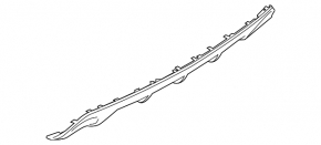 Ford Edge 19 rear bumper lip trim - grey, without towbar