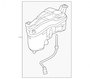 Expansion tank for Land Rover Range Rover Evoque 12-18 2.0