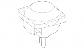 Automatic transmission cushion Mercedes W167 GLE 450 20-26 3.0h