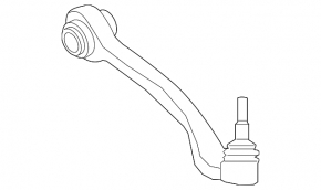 Lower control arm, front left, rear, BMW Z4 18-25Z4. 3.0L